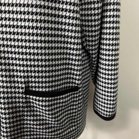 French Navy 1/4 Zip-Up Oversized Cardigan Plz read sizing descrip & measurements - Picture 4 of 9